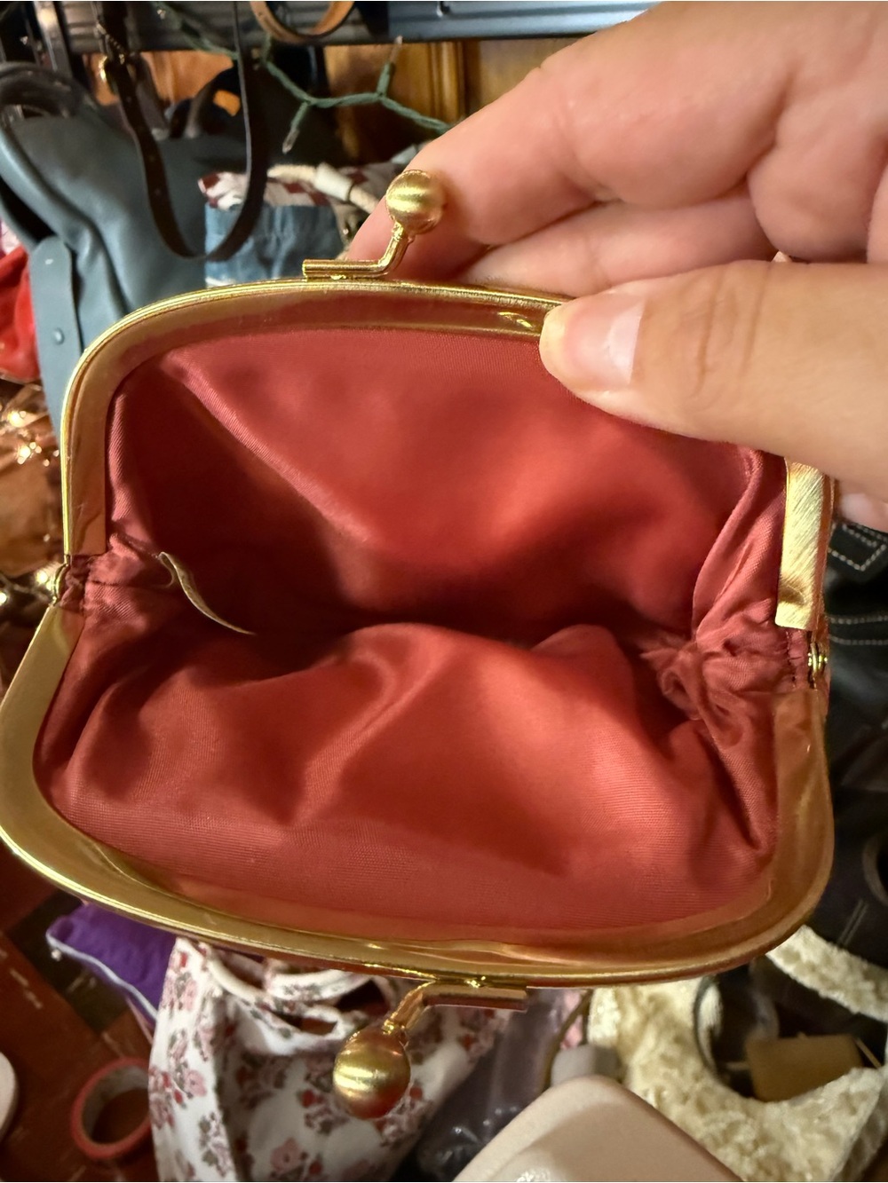 Coach kisslock Multicolor Coin Purse - Picture 5 of 6